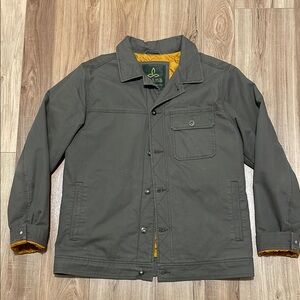 Prana Men's Olive Gray Shirt Jacket